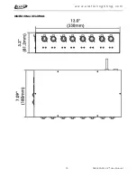 Предварительный просмотр 13 страницы Elation DMX-BRANCH/4 User Manual