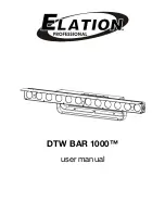 Предварительный просмотр 1 страницы Elation DTW BAR 1000 User Manual