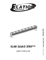 Предварительный просмотр 1 страницы Elation ELAR QUAD STRIP User Manual