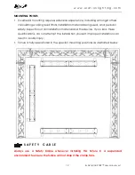 Предварительный просмотр 12 страницы Elation ELAR QUAD STRIP User Manual