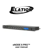 Elation eNODE 8 Pro User Manual предпросмотр