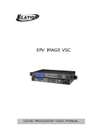 Elation EPV IMAGE VSC User Manual preview