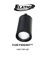 Elation FUZE PENDANT User Manual предпросмотр