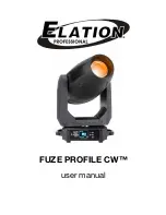 Предварительный просмотр 1 страницы Elation FUZE PROFILE User Manual