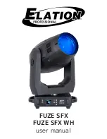 Предварительный просмотр 1 страницы Elation Fuze SFX User Manual