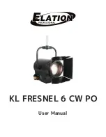 Elation KL FRESNEL 6 CW User Manual preview