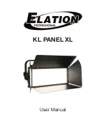 Предварительный просмотр 1 страницы Elation KL PANEL XL User Manual