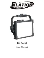 Elation KL Panel User Manual предпросмотр