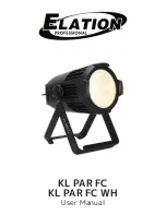 Предварительный просмотр 1 страницы Elation KL PAR FC User Manual