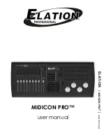 Предварительный просмотр 1 страницы Elation MIDICON PRO User Manual