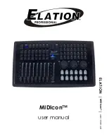 Предварительный просмотр 1 страницы Elation MIDIcon User Manual