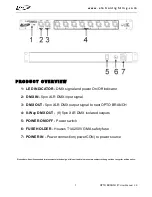 Предварительный просмотр 7 страницы Elation OPTO BRANCH 8 User Manual