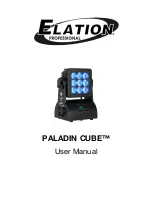 Elation PALADIN CUBE User Manual предпросмотр