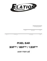 Предварительный просмотр 1 страницы Elation PIXEL BAR 120IP User Manual