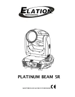 Предварительный просмотр 1 страницы Elation Platinum Beam 5R Extreme User Manual