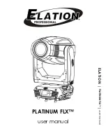 Elation PLATINUM FLX User Manual preview