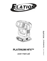 Предварительный просмотр 1 страницы Elation PLATINUM HFX User Manual