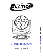 Elation PLATINUM SEVEN User Manual предпросмотр