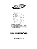 Elation Power Wash 250B User Manual предпросмотр