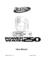 Предварительный просмотр 1 страницы Elation PowerWash 250 User Manual