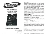 Elation PP-DMX20L User Instructions preview