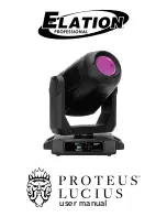 Elation Proteus Lucius User Manual предпросмотр