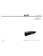 Предварительный просмотр 1 страницы Elation RMD-1220 User Instructions