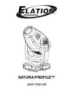 Elation SATURA PROFILE User Manual предпросмотр