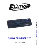 Предварительный просмотр 1 страницы Elation SHOW DESIGNER 1 User Manual