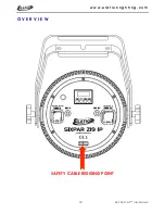 Предварительный просмотр 10 страницы Elation SIX PAR Z19 IP User Manual