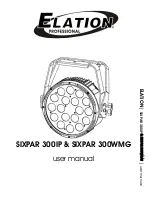 Предварительный просмотр 1 страницы Elation SIXPAR 300IP User Manual