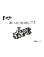 Предварительный просмотр 1 страницы Elation VISION 250 Service Manual