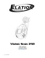 Предварительный просмотр 1 страницы Elation Vision Scan 250 Manual