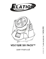 Предварительный просмотр 1 страницы Elation VOLT Q5E SIX PACK User Manual