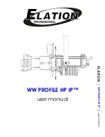 Предварительный просмотр 1 страницы Elation WW PROFILE HP IP User Manual