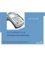 Elavon CFNA Quick Reference Manual preview