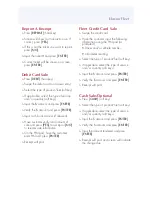 Preview for 2 page of Elavon FLEET Quick Reference Manual