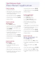 Preview for 3 page of Elavon FLEET Quick Reference Manual