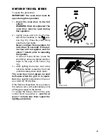 Предварительный просмотр 21 страницы Elba 126 EX 339 Instruction Manual