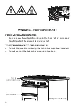 Предварительный просмотр 8 страницы Elba 9CX828 Instructions For The Use - Installation Advices