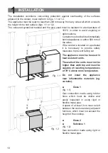 Предварительный просмотр 10 страницы Elba 9CX828 Instructions For The Use - Installation Advices