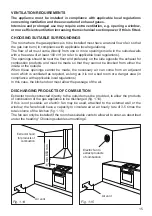 Предварительный просмотр 15 страницы Elba 9CX828 Instructions For The Use - Installation Advices