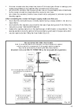 Предварительный просмотр 19 страницы Elba 9CX828 Instructions For The Use - Installation Advices