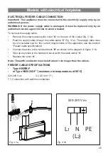 Предварительный просмотр 25 страницы Elba 9CX828 Instructions For The Use - Installation Advices