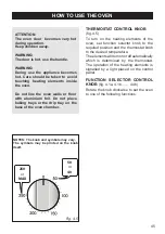 Предварительный просмотр 45 страницы Elba 9CX828 Instructions For The Use - Installation Advices