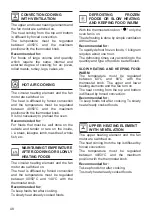 Предварительный просмотр 48 страницы Elba 9CX828 Instructions For The Use - Installation Advices