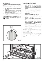 Предварительный просмотр 50 страницы Elba 9CX828 Instructions For The Use - Installation Advices