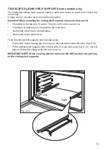 Предварительный просмотр 75 страницы Elba 9CX828 Instructions For The Use - Installation Advices