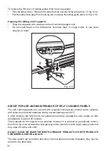 Предварительный просмотр 76 страницы Elba 9CX828 Instructions For The Use - Installation Advices