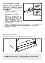 Предварительный просмотр 77 страницы Elba 9CX828 Instructions For The Use - Installation Advices